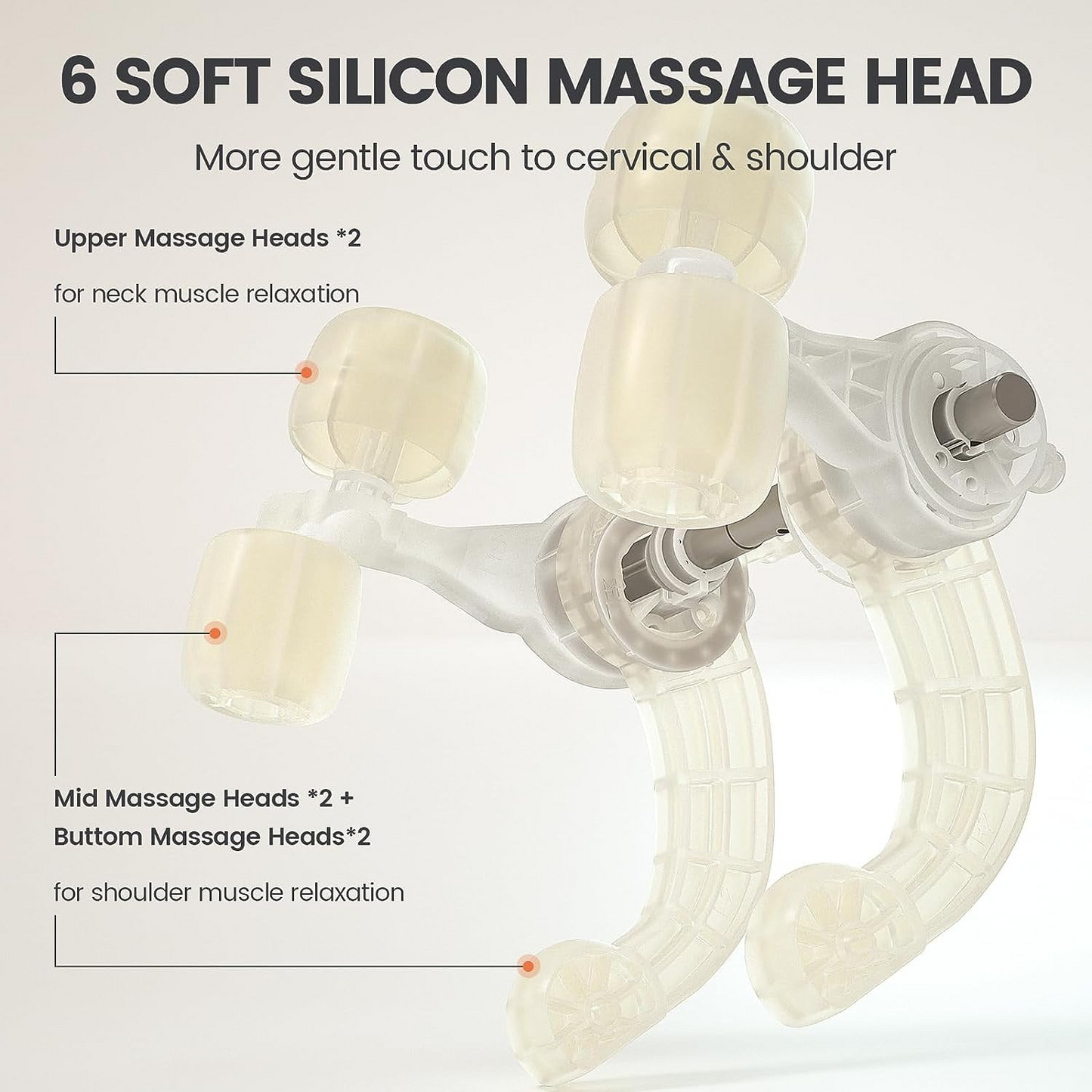 Neck Massager Shoulder Massager with Heat Muscle Pain Relief